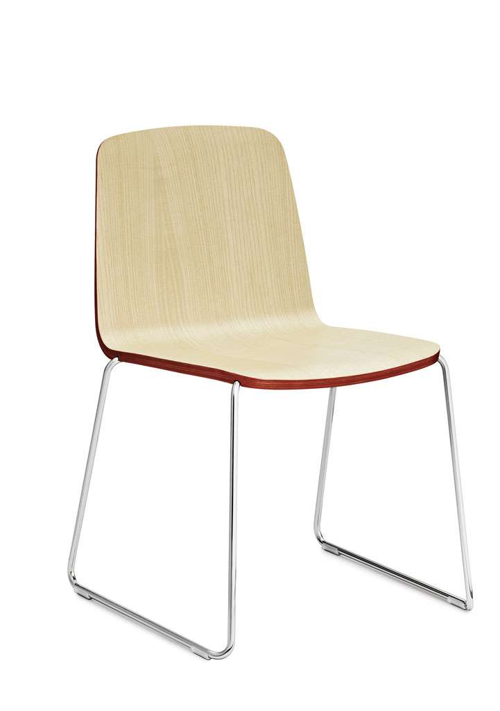 normann copenhagen just chair esche rot chrom