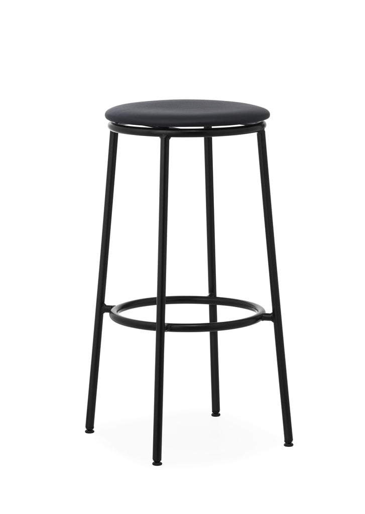 Normann Copenhagen Circa Barhocker - 65cm, Leder schwarz - Retoure 2