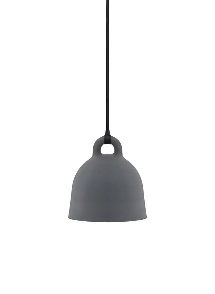 normann copenhagen bell pendelleuchte grau xs