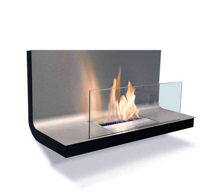 radius design wall flame 1 ethanol kamin schwarz matt 2 2