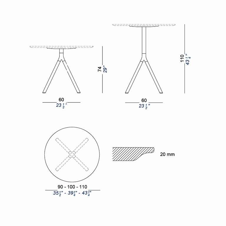 lapalma fork tisch breite 60 2
