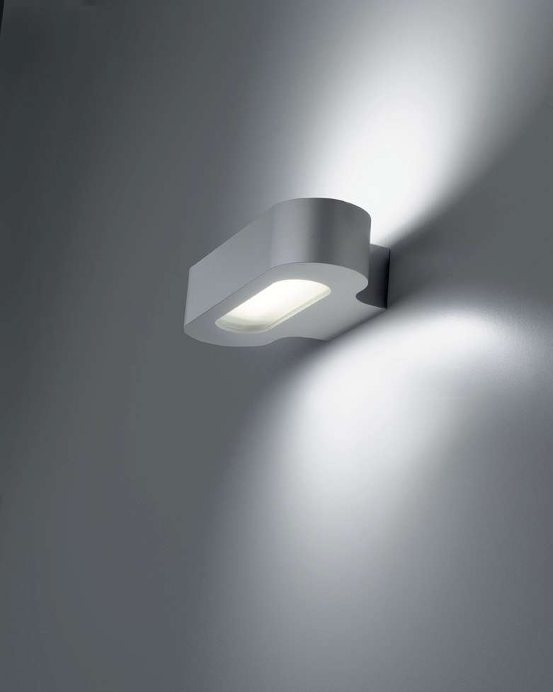 artemide talo parete led wandleuchte silbergrau598e135cd2bac