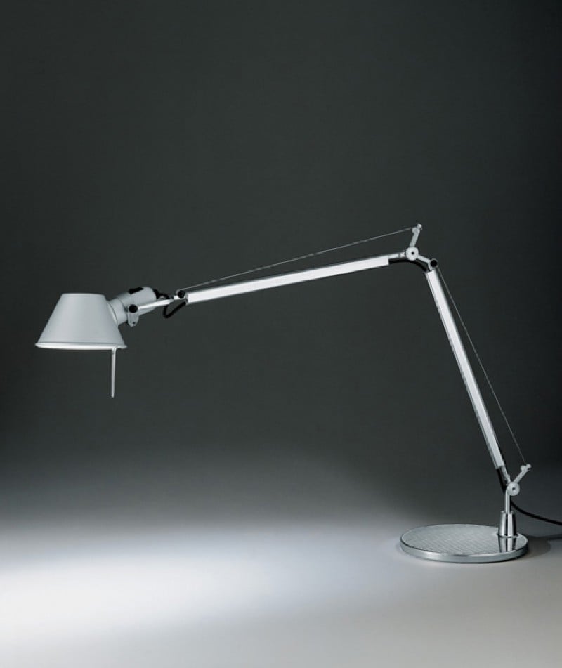 artemide tolomeo tavolo tischleuchte aluminium