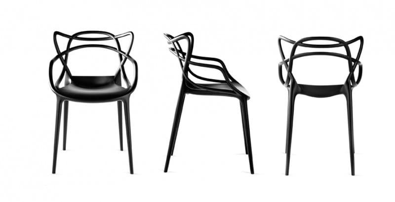 Kartell Masters Stuhl schwarz 2