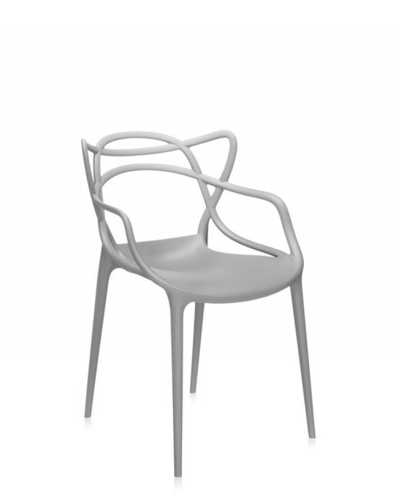 kartell masters stuhl grau seite