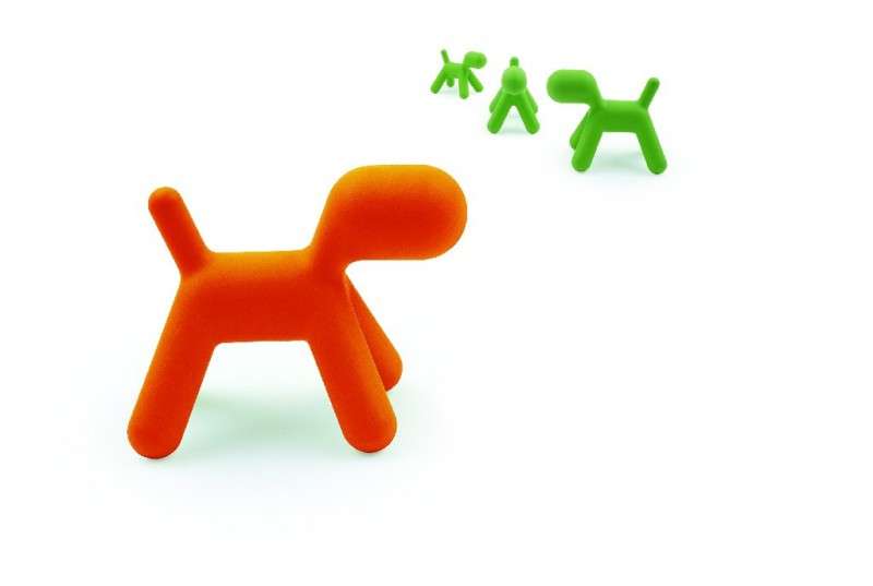 Magis Me Too Puppy Kinderstuhl orange gruen