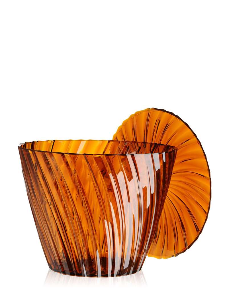 kartell sparkle beistelltisch bernsteinfarben 2
