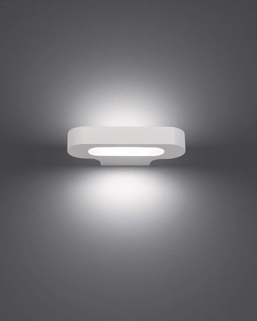 artemide talo parete led wandleuchte weiss