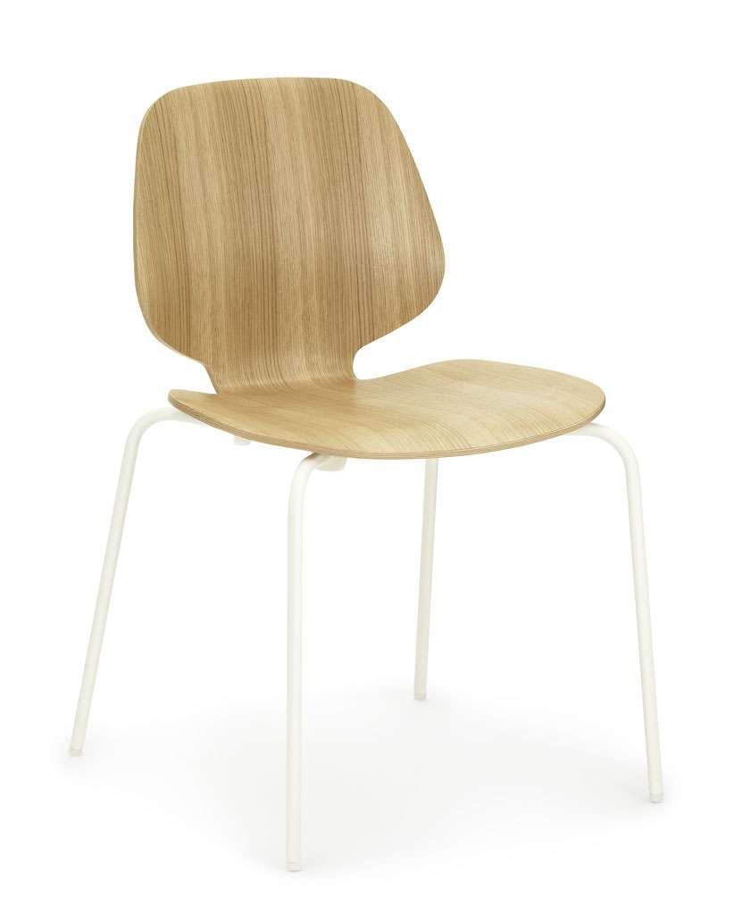 Normann Copenhagen My Chair Stuhl - Normann Copenhagen Material:Holz|Normann Copenhagen Gestellfarbe:weiß|Normann Copenhagen Farbe:weiß