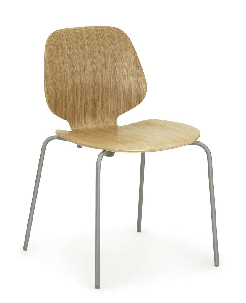 Normann Copenhagen My Chair Stuhl - Normann Copenhagen Material:Holz|Normann Copenhagen Gestellfarbe:weiß|Normann Copenhagen Farbe:weiß