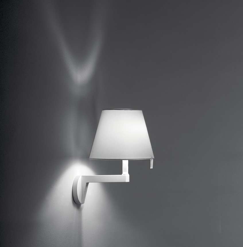 artemide melampo parete wandleuchte aluminiumgrau 3 1