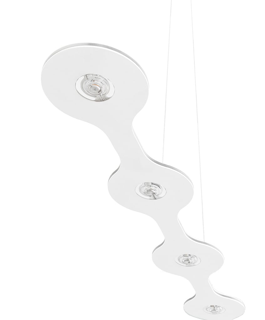 lumen center italia flat 4 pendelleuchte weiss