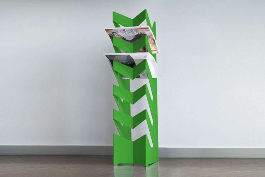 radius design news zeitungsstaender 04 gruen 528 e