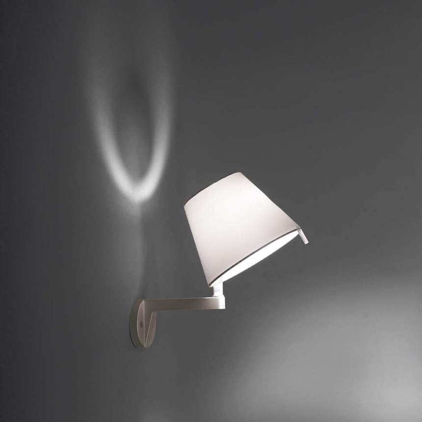 artemide melampo parete wandleuchte aluminiumgrau 4 1