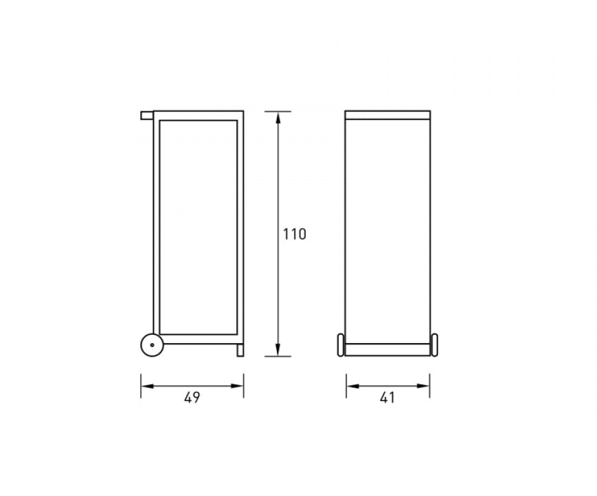 radius design kaminholzwagen technische zeichnung