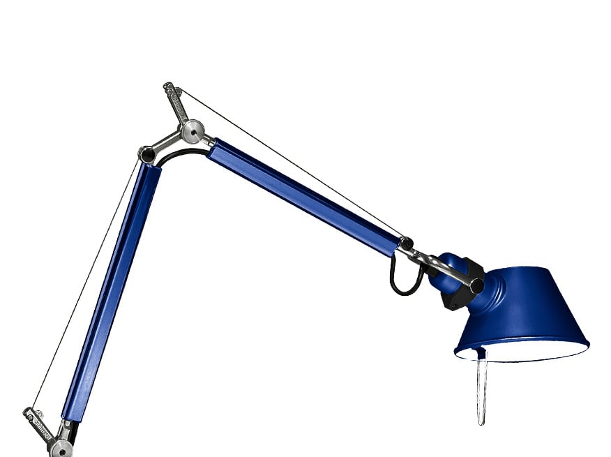 artemide tolomeo micro wandleuchte blau 1