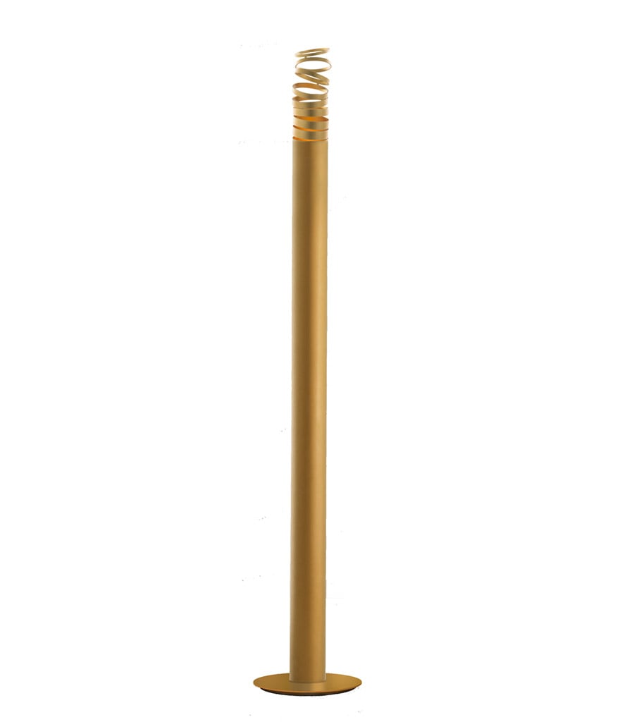 artemide decompose stehleuchte gold