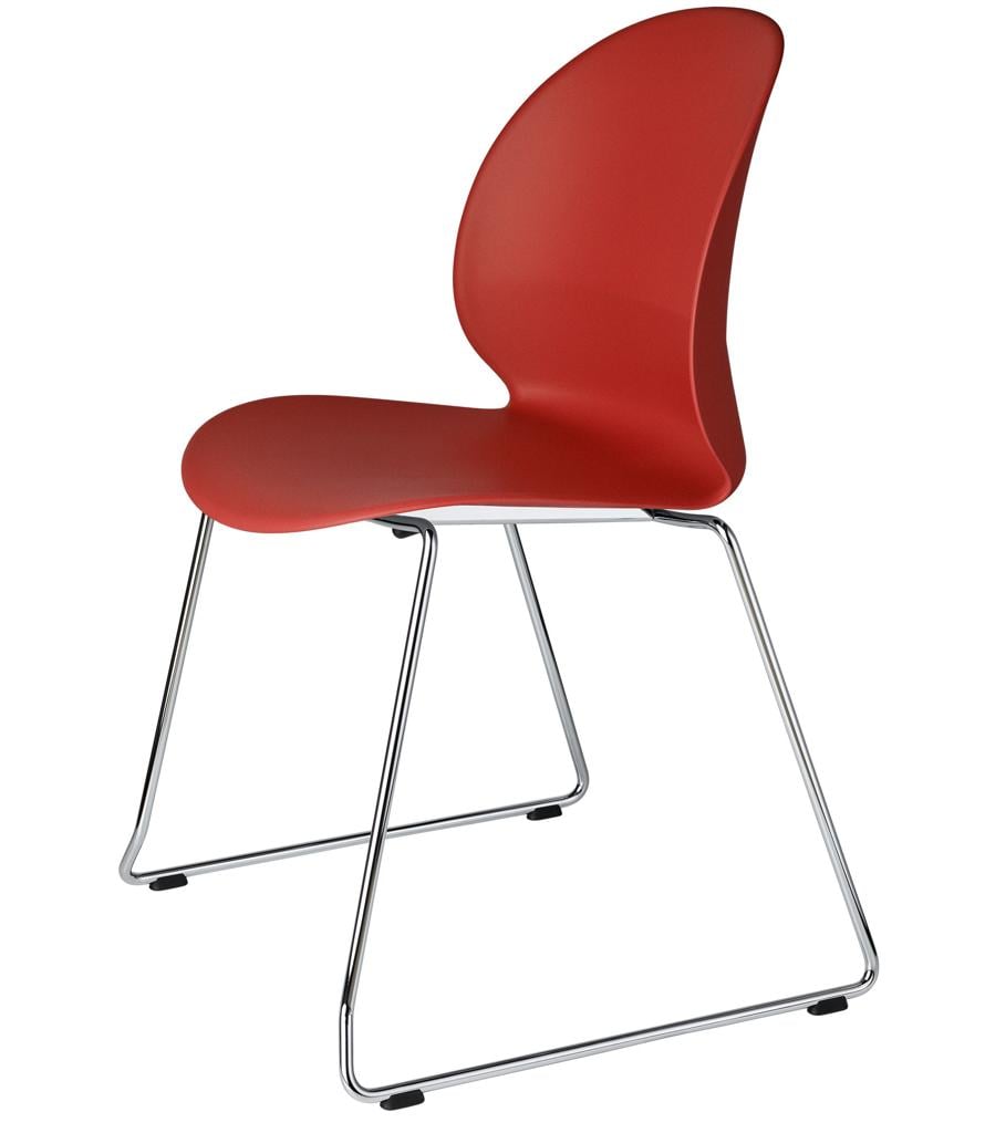 Fritz Hansen N02 Recycle Kufenstuhl verchromt