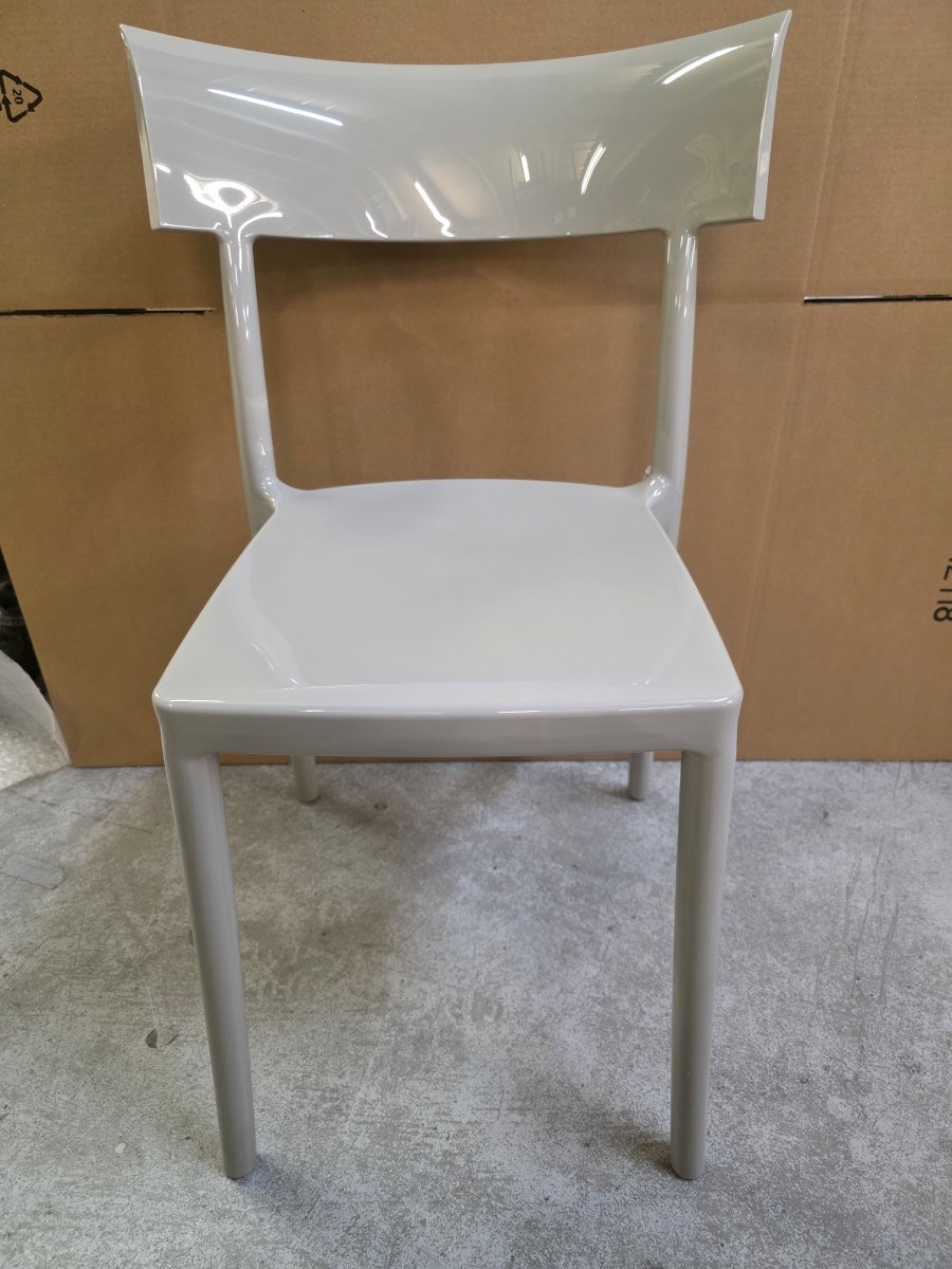 Kartell Catwalk Stuhl - grau glänzend - Lagerabverkauf