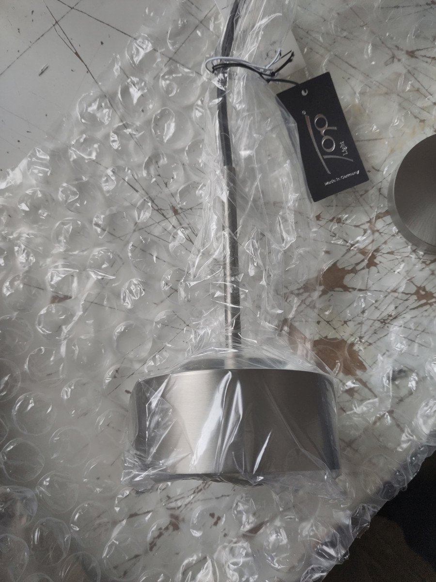 Top Light Puk Maxx Drop Pendelleuchte - nickelmatt, LED, Linse klar unten - Retoure