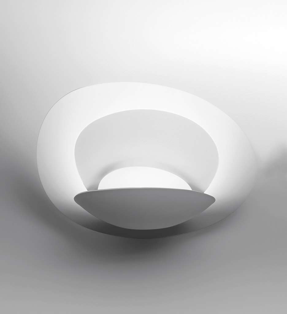 artemide pirce parete wandleuchte weiss 3