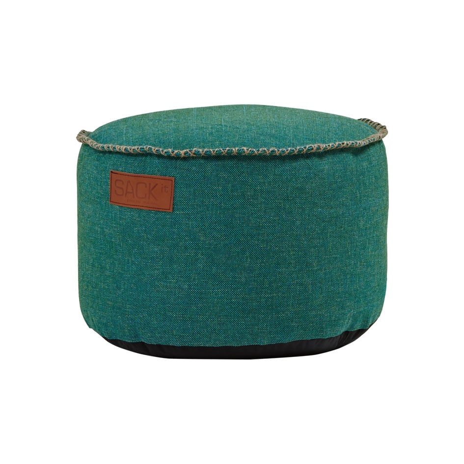 SACKit RETROit Cobana Drum Hocker Outdoor, petrol melange