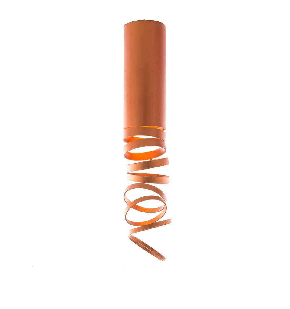 danese milano decompose deckenleuchte orange 1 4