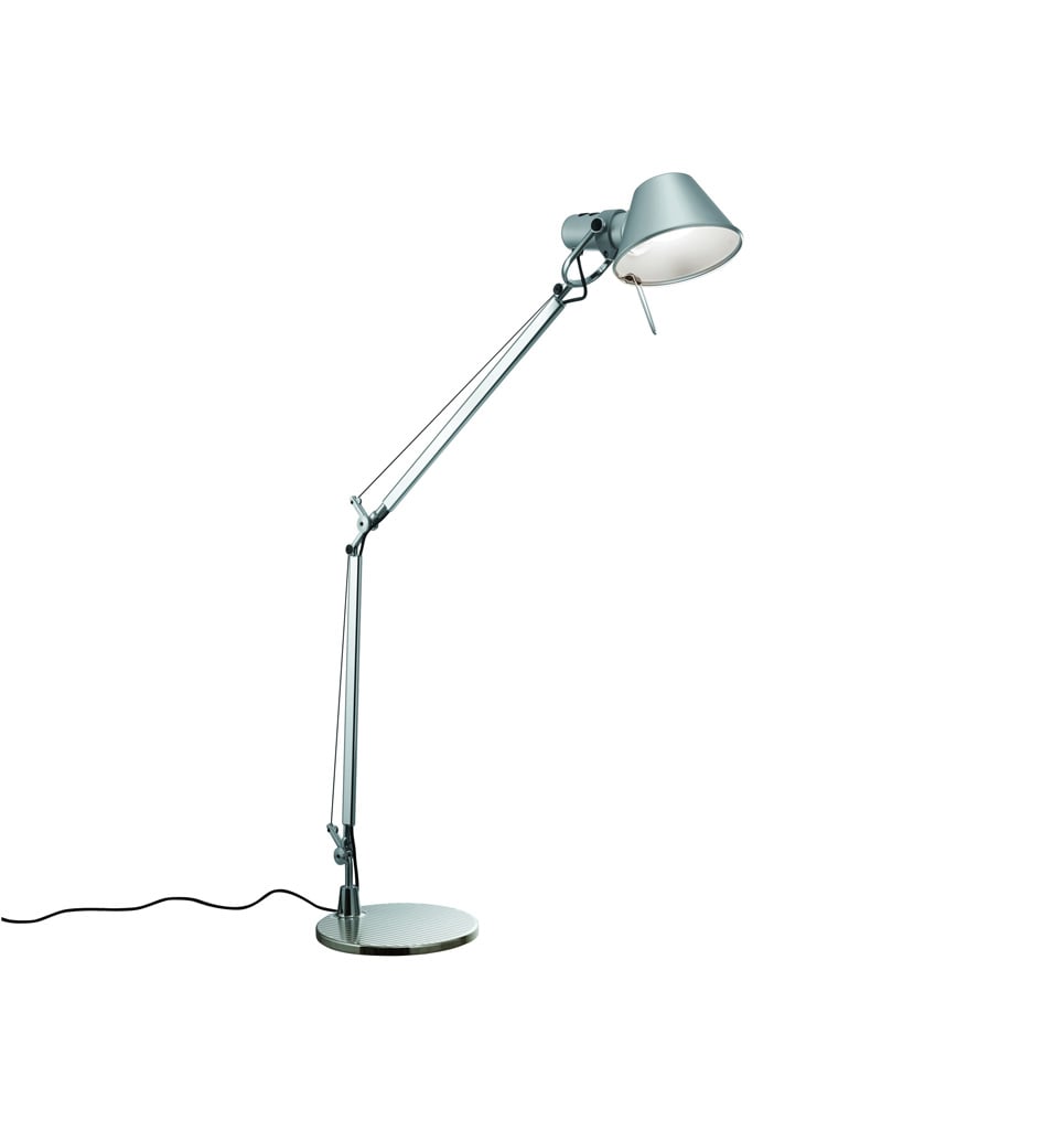 artemide tolomeo led tischleuchte alu 1