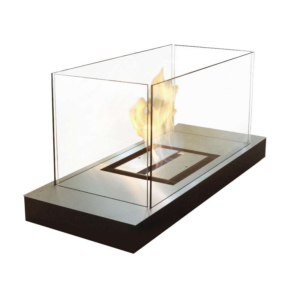 radius design0uni flame schwarz matte stahlplatte