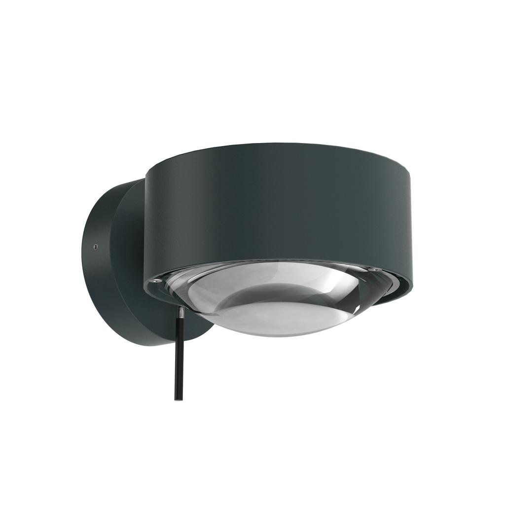 Top Light Puk Maxx Wall + Wandleuchte anthrazit matt-chrom | Linse klar / Linse klar | Standard-Fassung 2-30802-H-23+2x2-3036