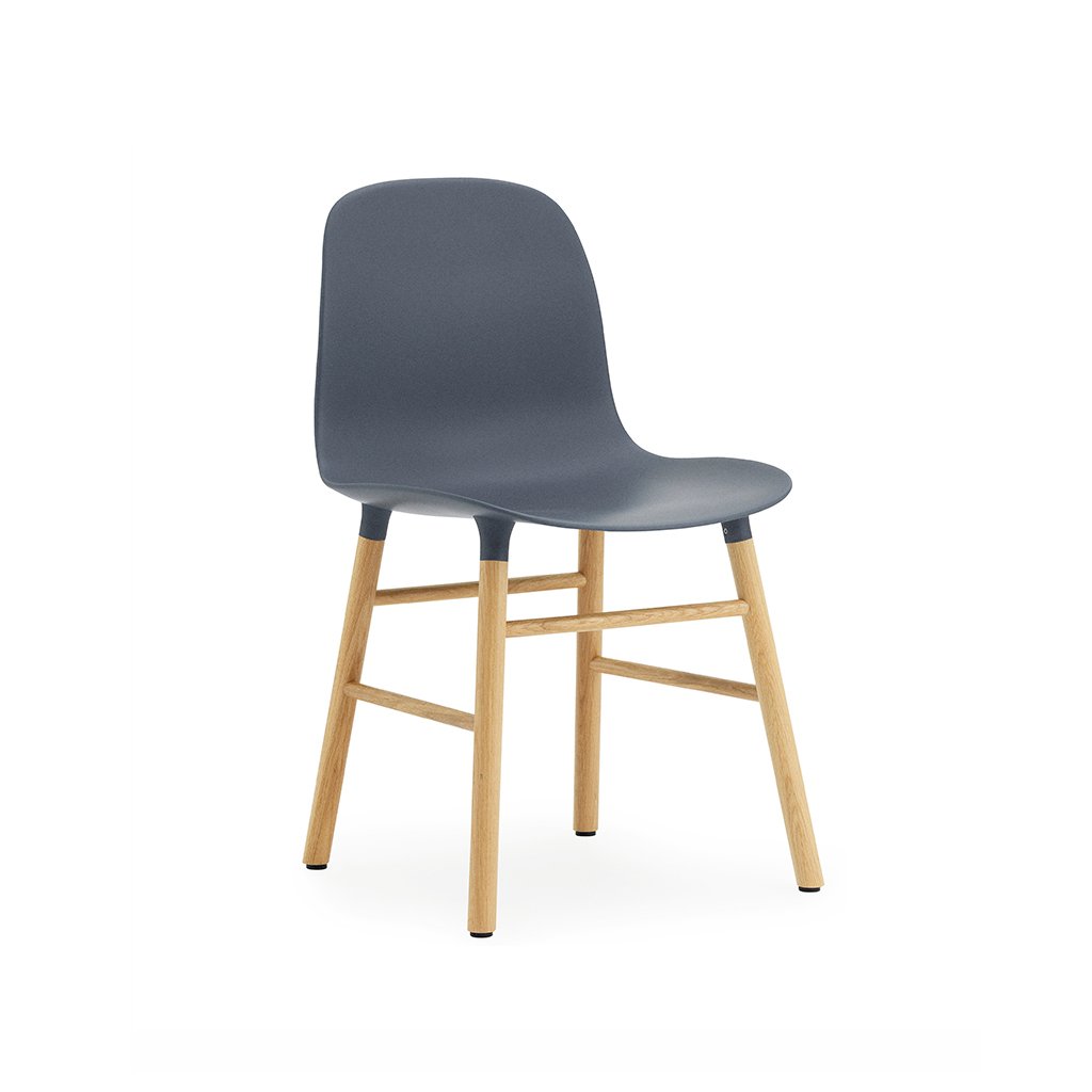 Normann Copenhagen Form Stuhl blau | Eiche | Kunststoff 602819