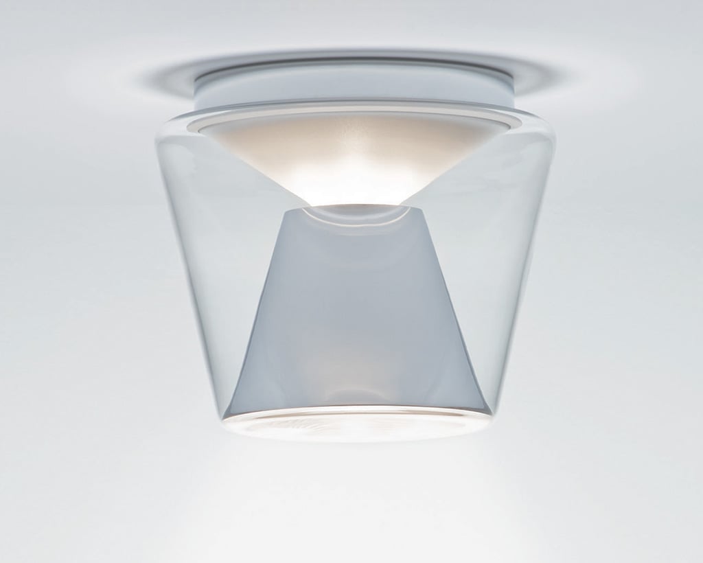 serien lighting Annex L Deckenleuchte Standard-Fassung | abhängig vom Leuchtmittel (exklusive) | Glasschirm klar, Reflektor aluminium poliert AN1079