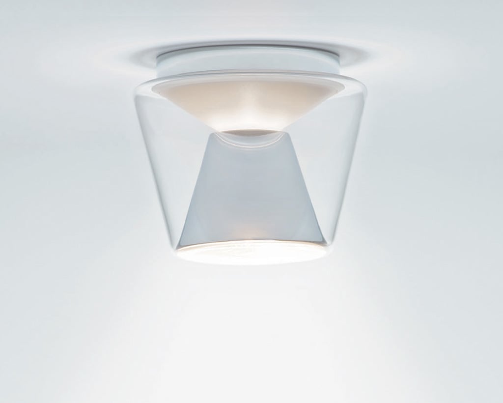 serien lighting Annex M Deckenleuchte Standard-Fassung | abhängig vom Leuchtmittel (exklusive) | Glasschirm klar, Reflektor aluminium poliert AN1078