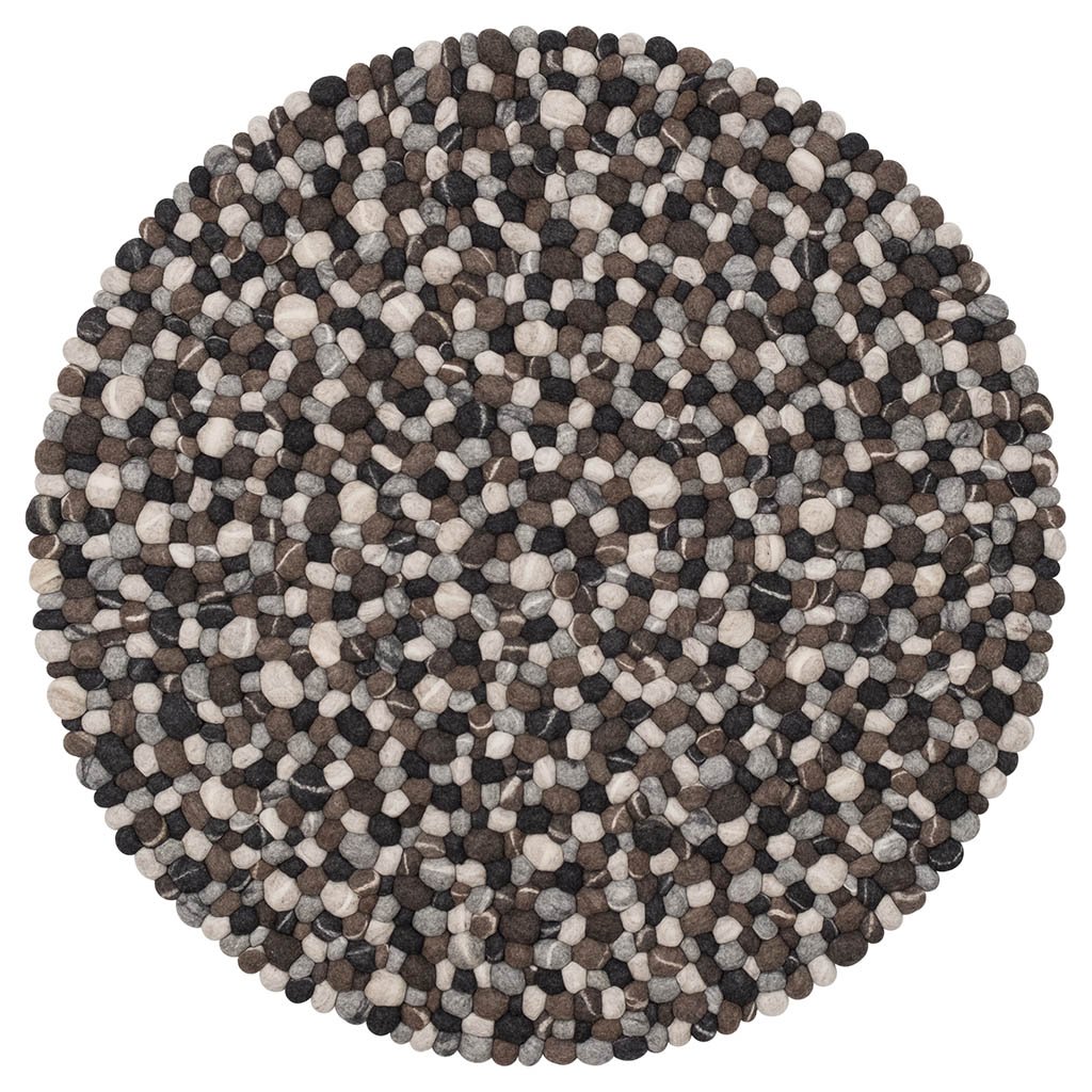 myfelt Hardy Filzkugelteppich rund Ø 50cm 023-050