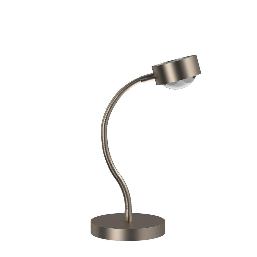 Top Light Puk Mini Flexlight Table Tischleuchte nickelmatt | ohne Abdeckung (für Nachbestellungen) | Standard-Fassung 3-7020214