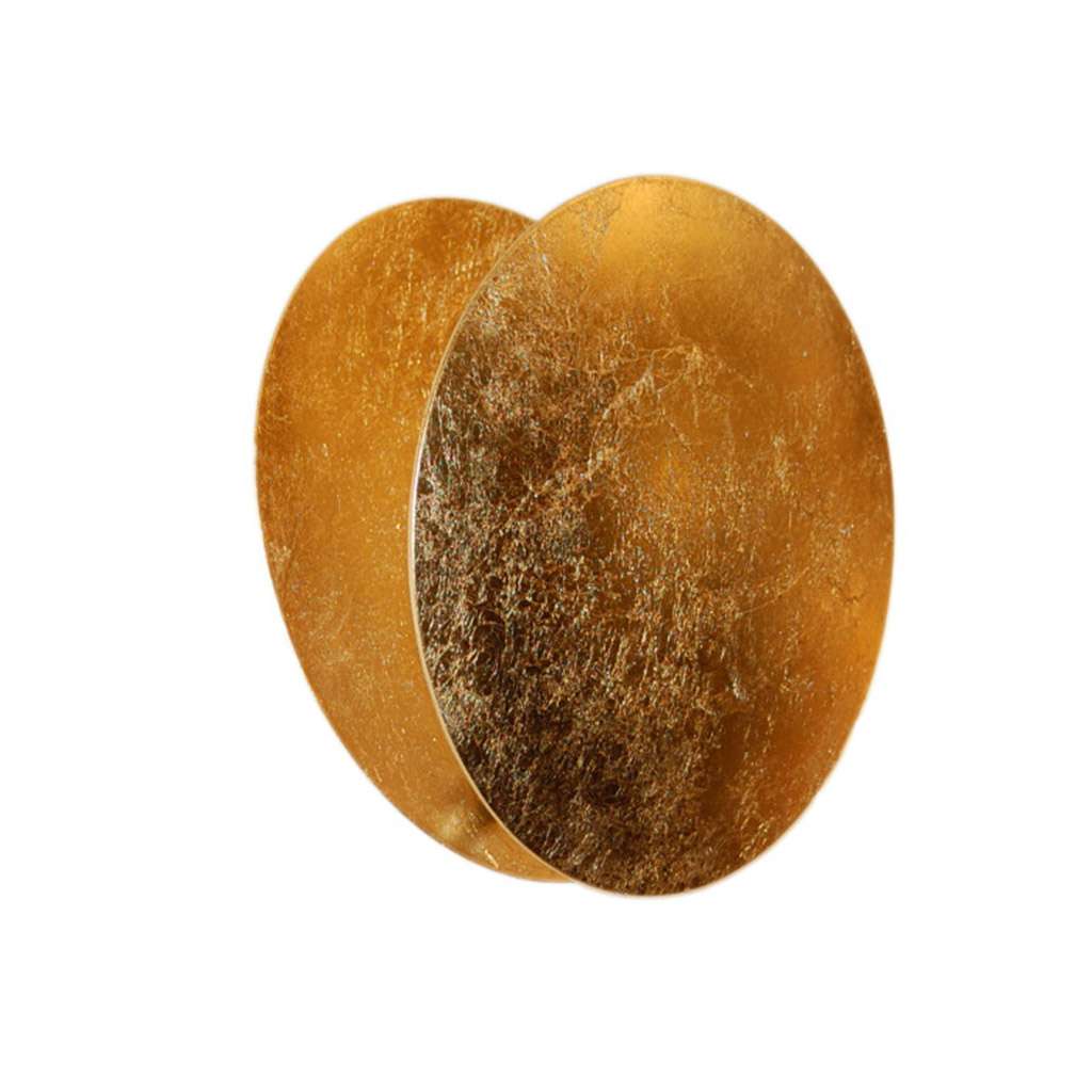 Catellani & Smith Lederam W 25 Wandleuchte vordere Scheibe schwarz / kupfer, hintere Scheibe kupfer / schwarz LW251