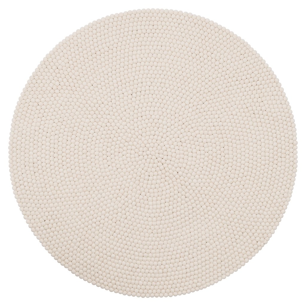 myfelt Linéa Filzkugelteppich rund (Ø 50cm) Ø 50cm 008-050