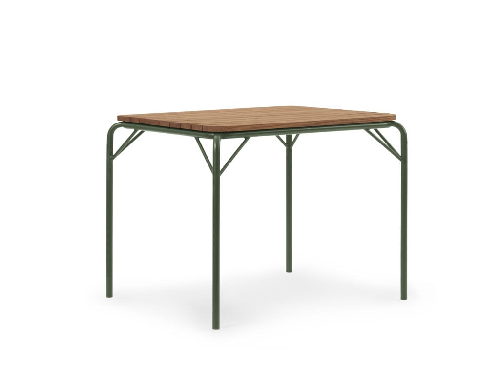 Normann Copenhagen Vig Tisch Robinie 90x80 dunkelgrün 608063