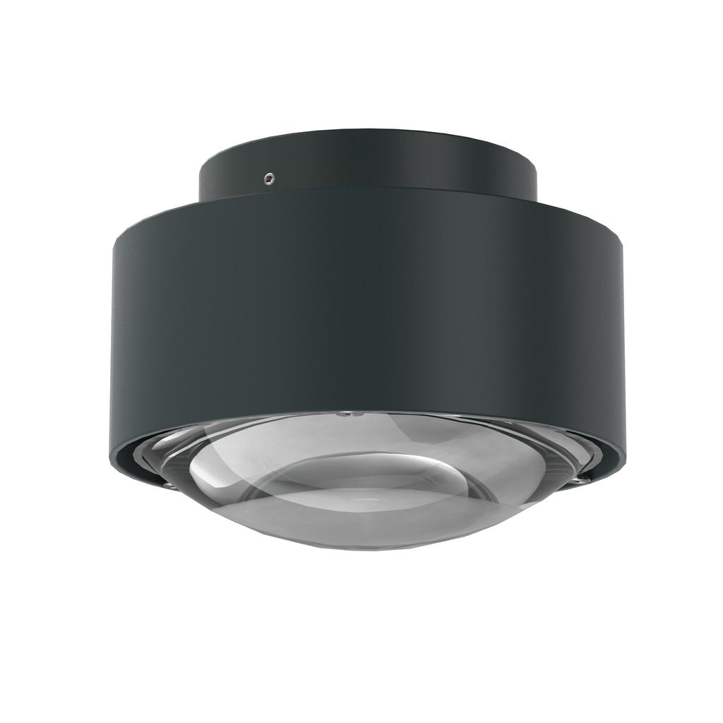 Top Light Puk Maxx Plus Deckenleuchte anthrazit matt | Linse klar | Standard-Fassung 2-3018002-H-23+2-3036