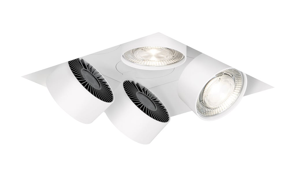 Mawa Design Wittenberg 4.0 wi4-eb-4q-db Einbaustrahler 12° (spot) | weiß matt (RAL 9016) | extra-warmweiß (2700 K) MW005319