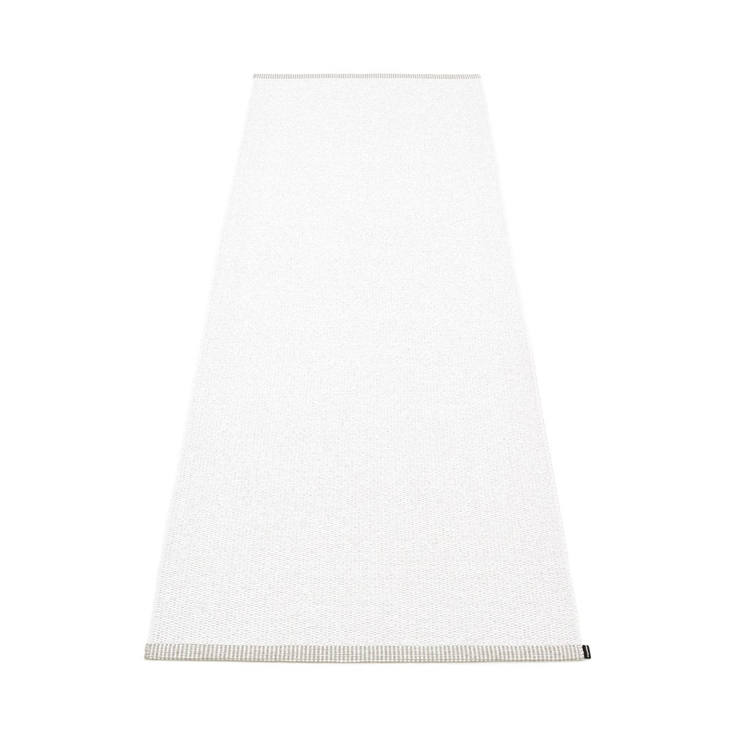 pappelina Mono Outdoor-Teppich - weiß 85 x 260cm MN0826