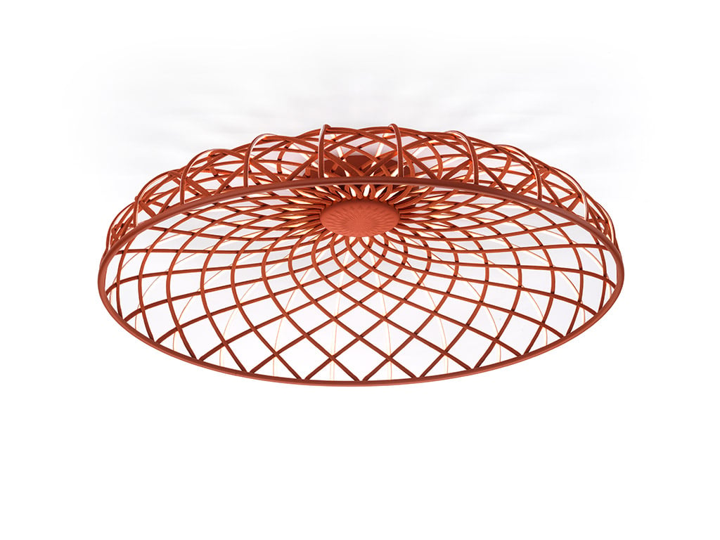 Flos Skynest C Deckenleuchte rot F6393035