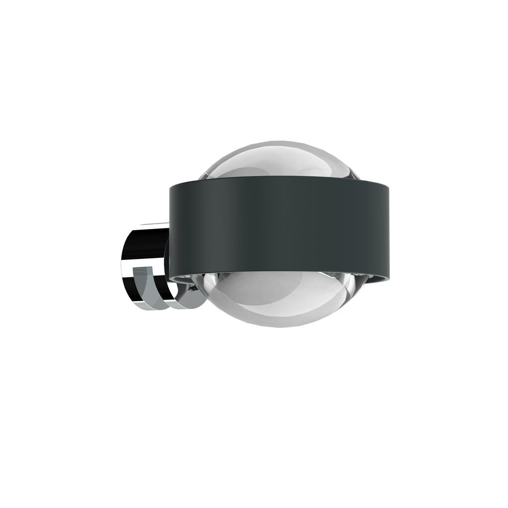 Top Light Puk Mini Fix Spiegelklemmleuchte anthrazit matt-chrom | Linse klar / Linse klar | Standard-Fassung 2-08012-23+2x2-2026