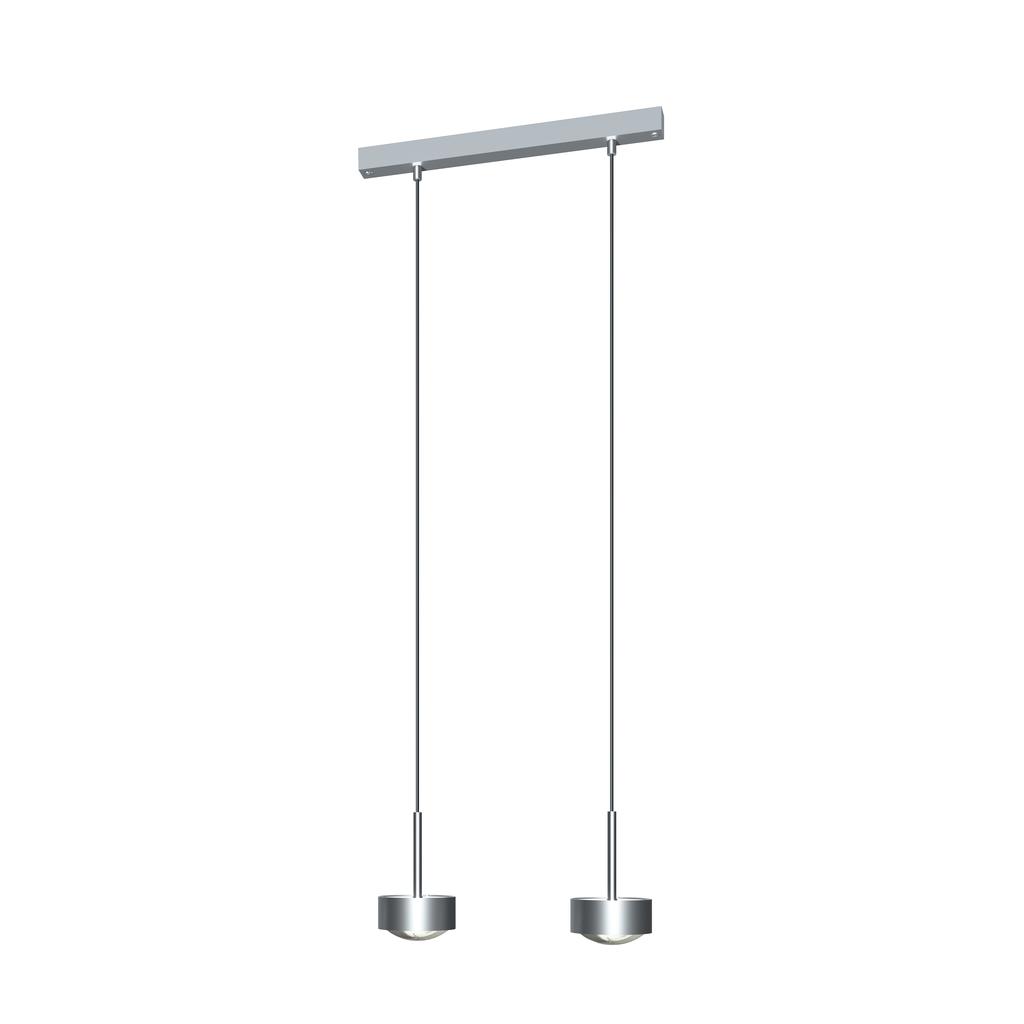 Top Light Puk Maxx Choice Long One Pendelleuchte 2 Köpfe chrommatt | Standard-Fassung 8-6854021-H