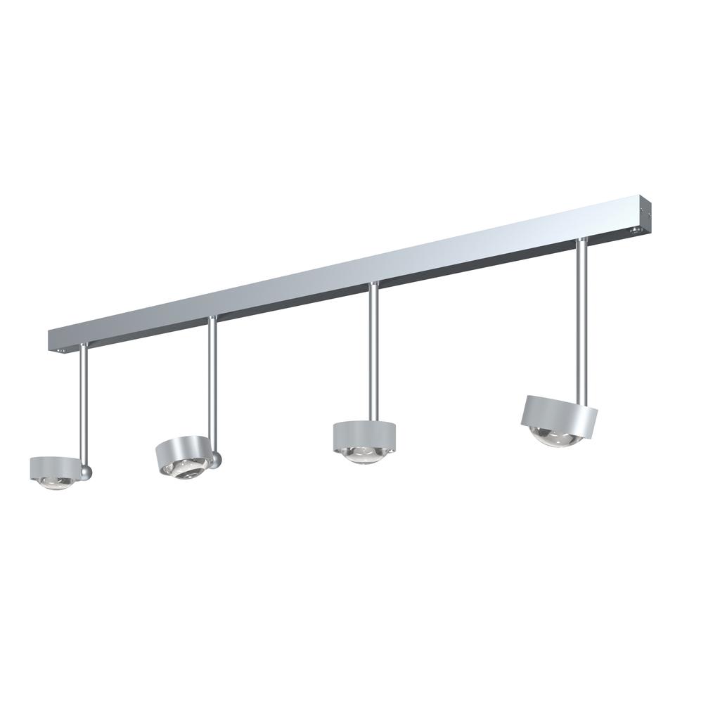 Top Light Puk Mini Choice Side Deckenleuchte 4 Köpfe chrommatt | Standard-Fassung | 105cm 8-62810041-H
