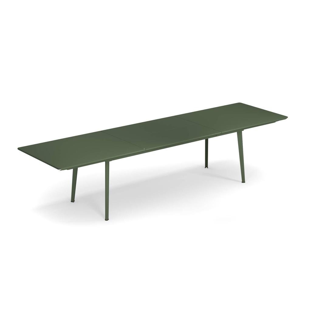 emu Plus4 3486 ausziehbarer Tisch 220+110 x 90 (militärgrün (17, MILITARY GREEN)... militärgrün (17, MILITARY GREEN) 334861700