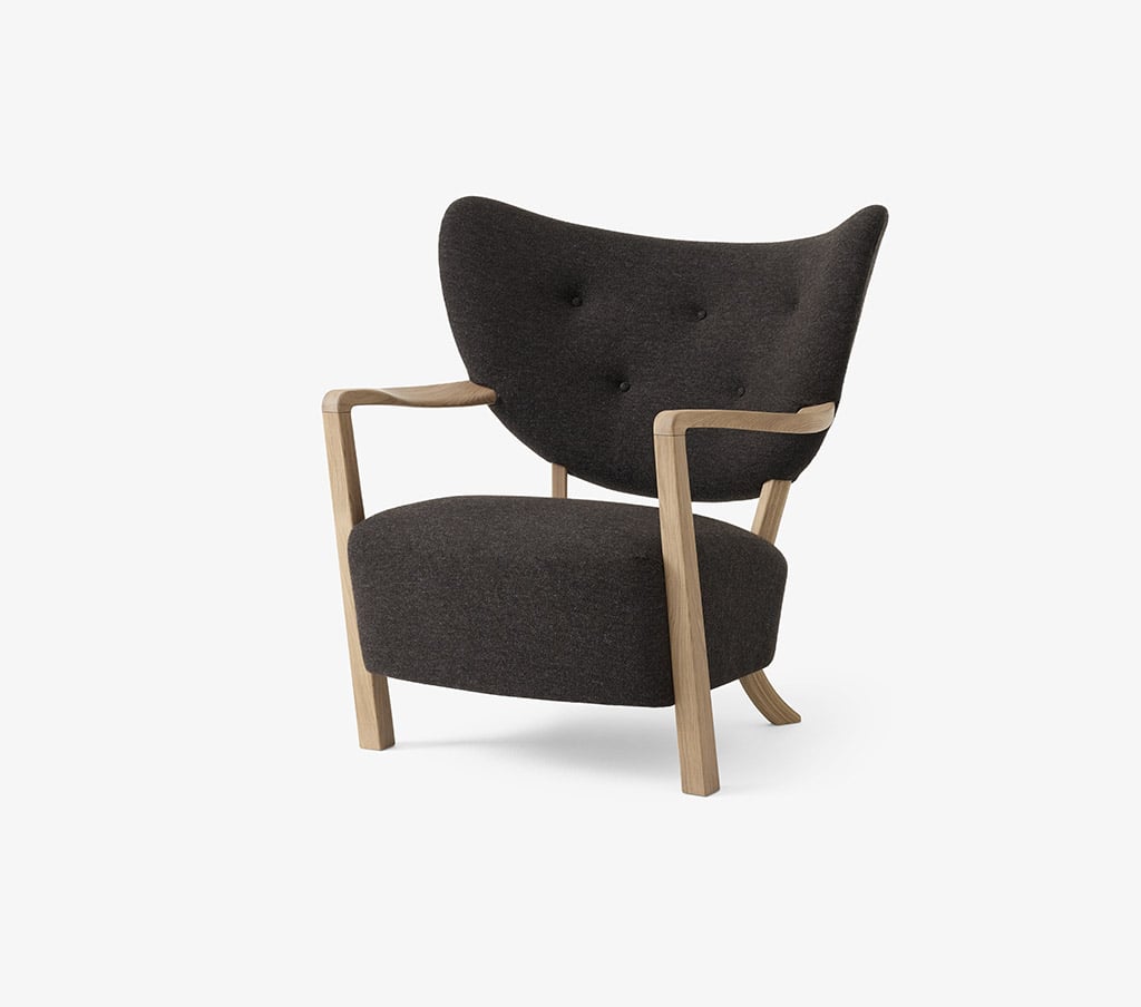 andtradition &tradition Wulff ATD2 Loungesessel Gestell Eiche, Stoff Hallingdal 376 134433A235A016