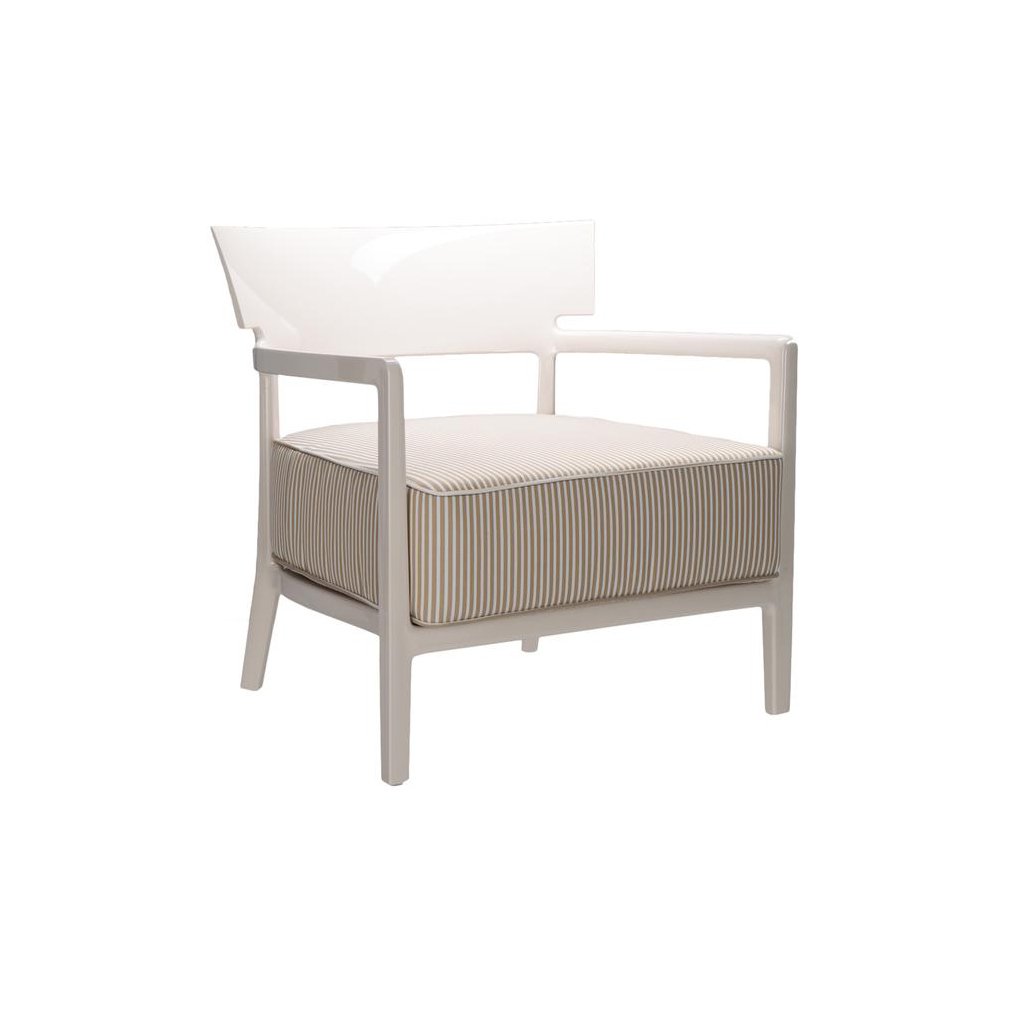 Kartell Cara Outdoor Sessel elfenbein | beige 058441I