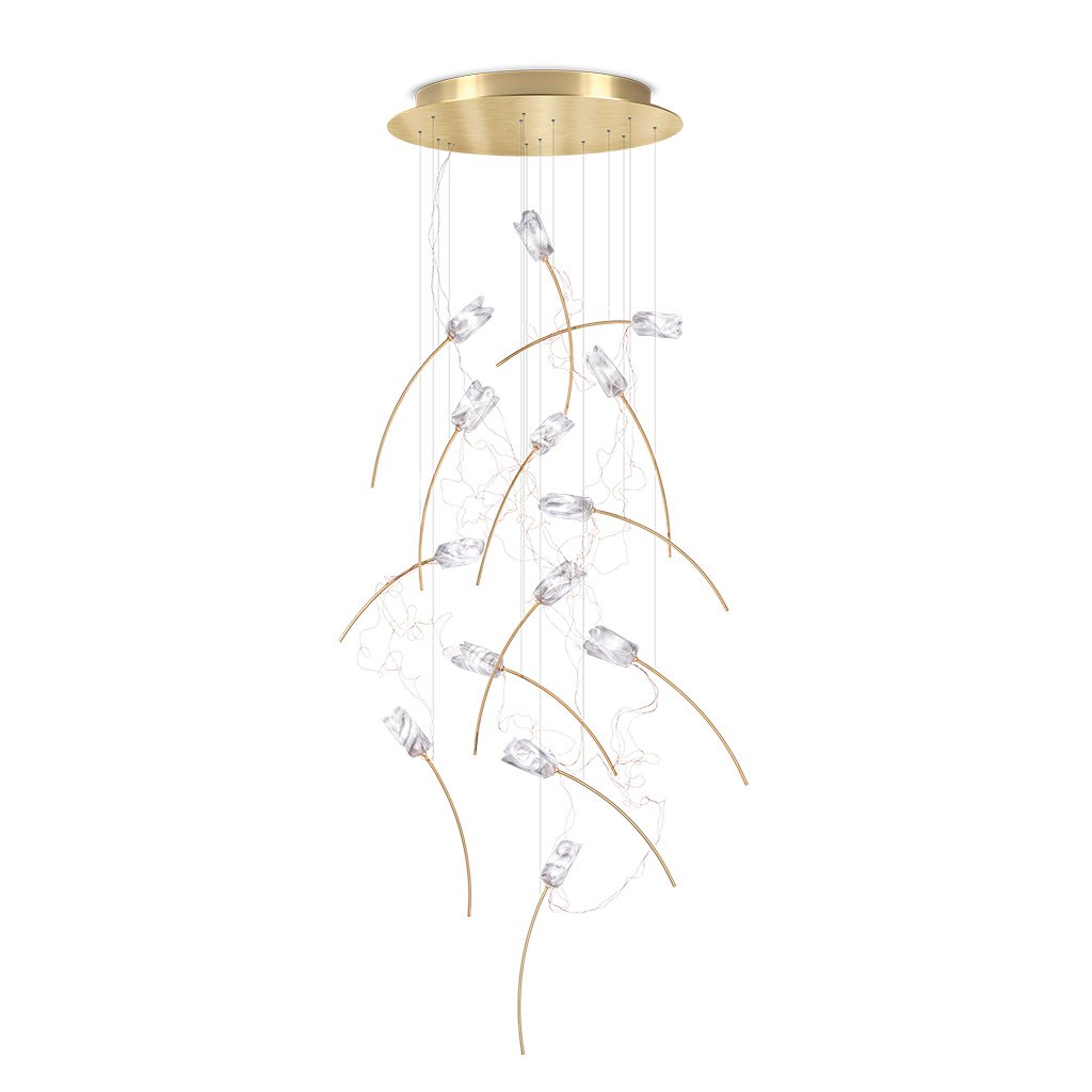 Slamp Tulip 14 Round Pendelleuchte Single-Product TULSL00PRS03CLDRNCEU