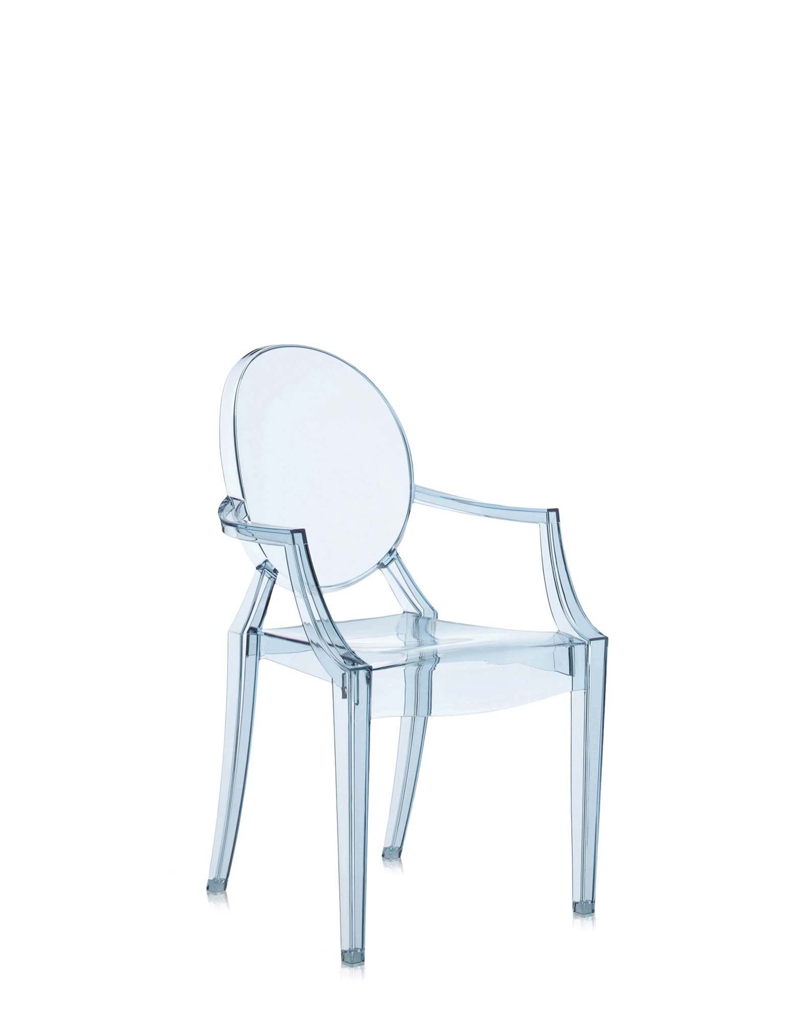 Kartell Lou Lou Ghost Kinderstuhl eisblau transparent G2853Y5